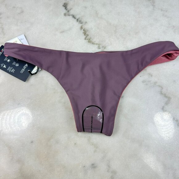 VDM Pink And Purple Reversible Mid-Coverage Bottom Size Medium - Picture 16 of 16